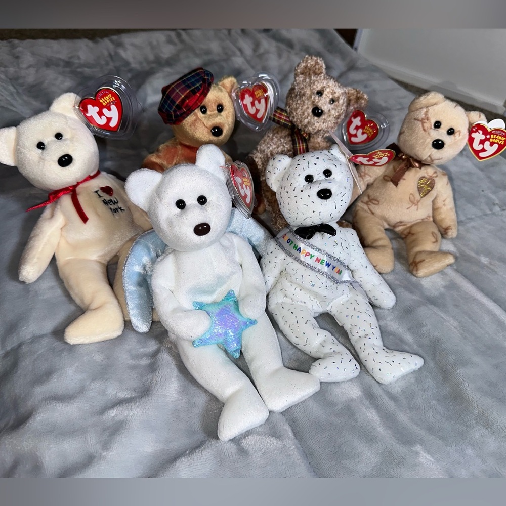 6 Beanie Babies, 1 Original Bundle.